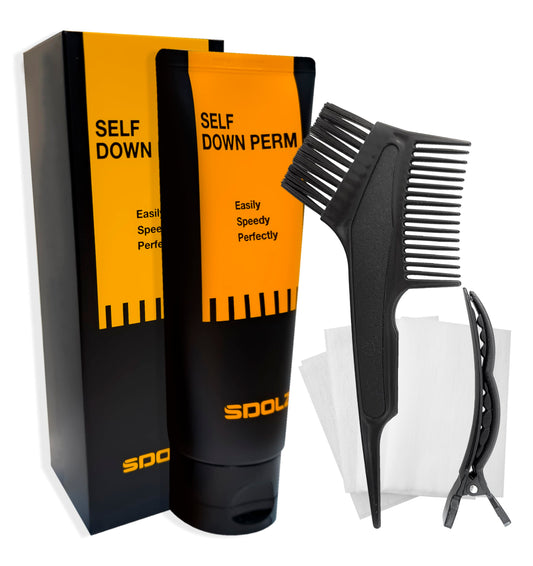 SDOLZ Premium Self Down Perm 3.4oz-down and straightens your thick and stiff hair | All Hair Types